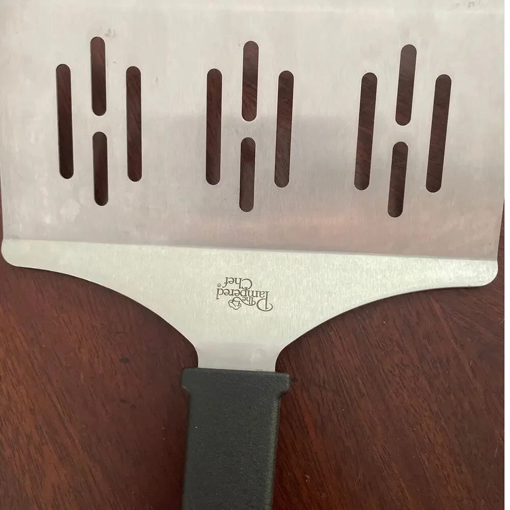 Pampered Chief BBQ Grill Spatula Stainless Steel Head Oversized Large